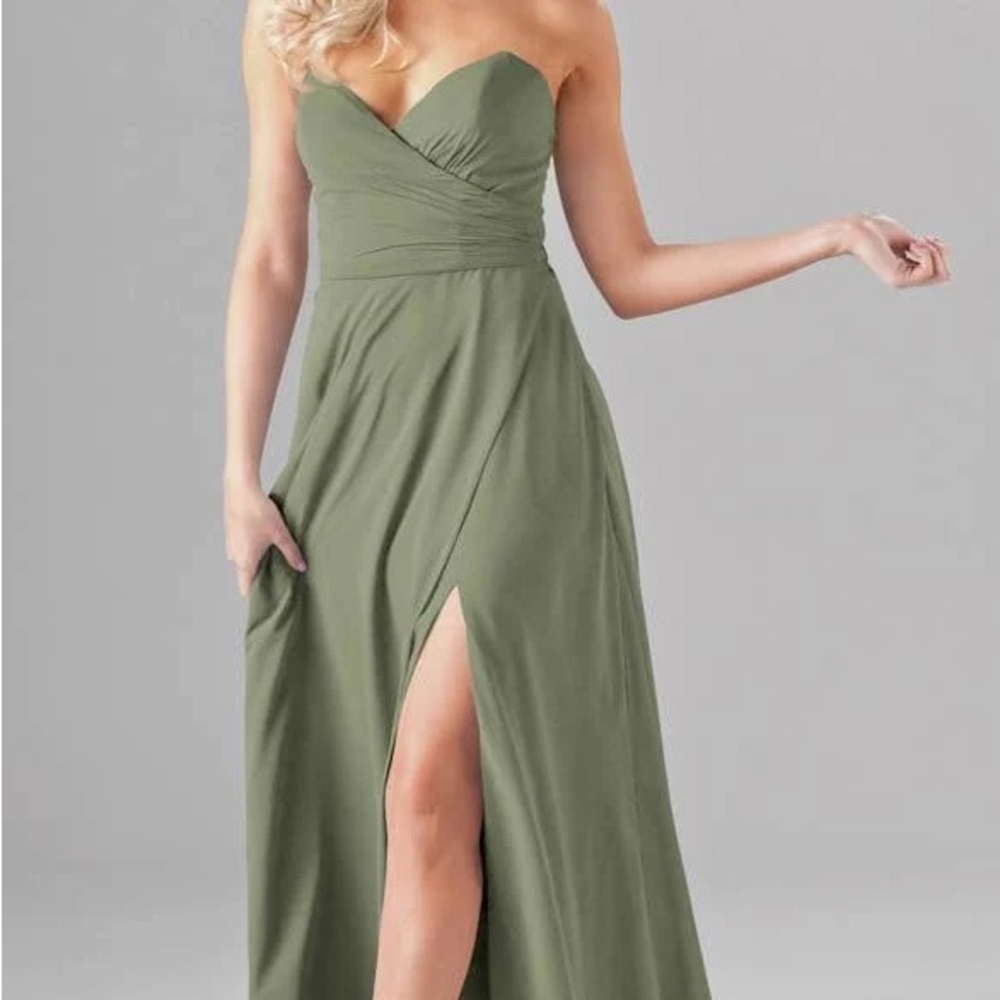 Kennedy Blue Poppy Moss Bridesmaids Dress